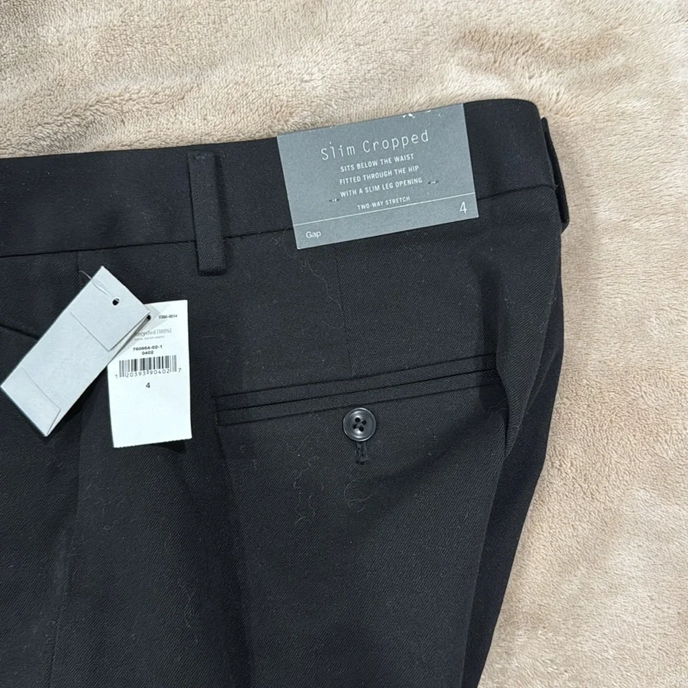 Gap slim cropped pant S/760954-02 size 4 - Picture 2 of 9